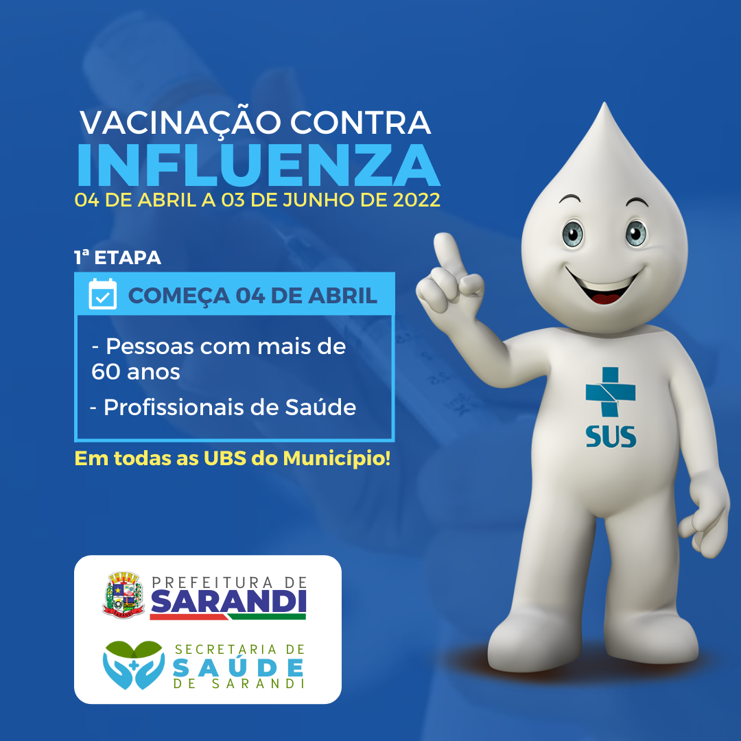 Início da Campanha Nacional de Vacinação contra Influenza
